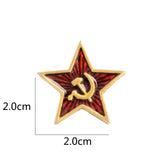 PIN'S COMMUNISTE FAUCILLE ET MARTEAU