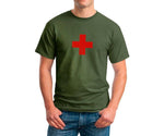 T shirt Croix rouge symbole