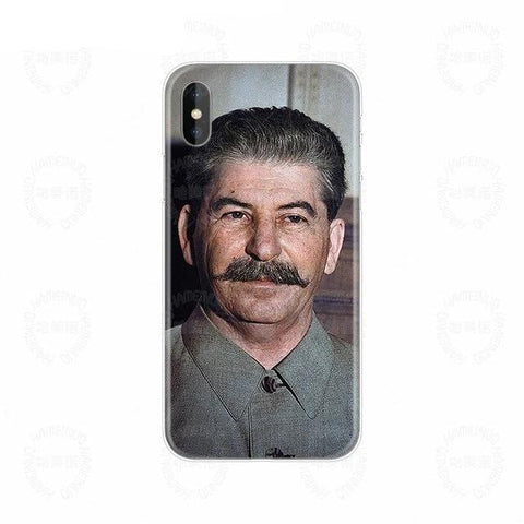 Coque en silicone téléphone Staline Iphone photo