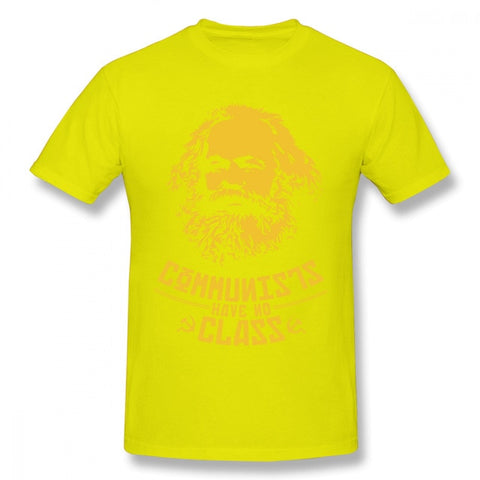 T shirt karl marx jaune