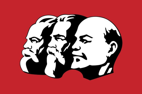 Drapeau Marx Engels Lenin