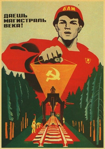 Affiche propagande Staline