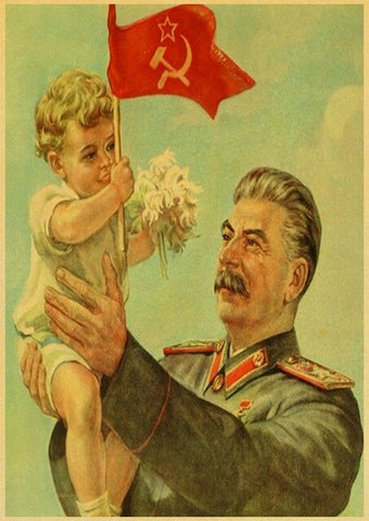 Propagande Affiche Staline