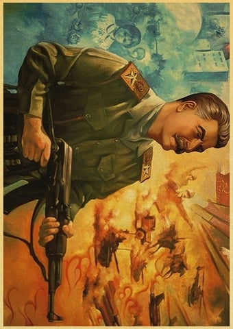 Affiche militaire Staline