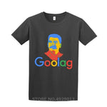 Tshirt goolag google gris noir