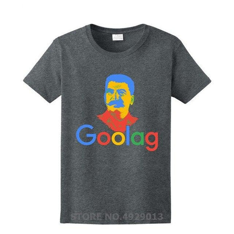 Tshirt goolag google gris foncé