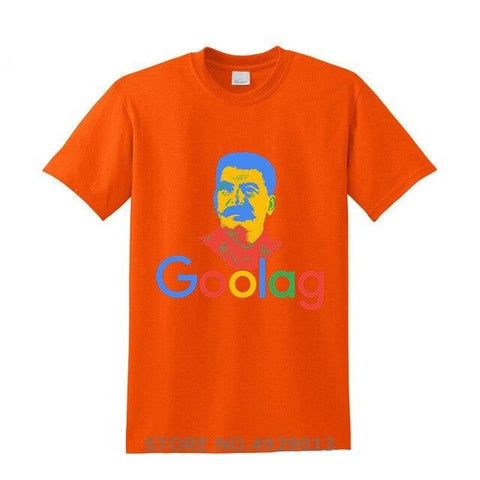 Tshirt orange goolag google