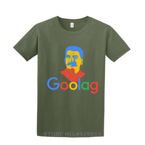 Tshirt goolag google kaki