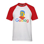 Tshirt goolag google blanc et rouge